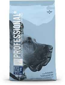 Chicken and Lentils Formula for Large Breed Adult Dogs bag front